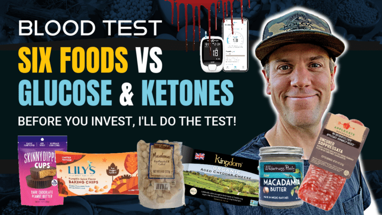 Glucose and Ketones Test After 1/hr of Eating Six "Low Carb" KETO Foods & Snacks: Applegate, Lily's, Trader Joe's & More