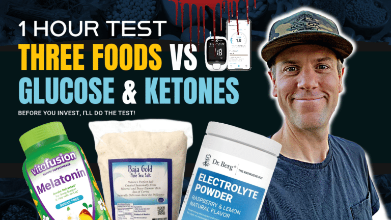 Glucose & Ketones Before After Test Results in One Hour | Dr. Berg Electrolytes, Baja Salt & More